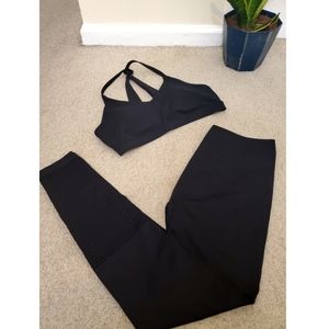 High rise Black Leggings - XS
